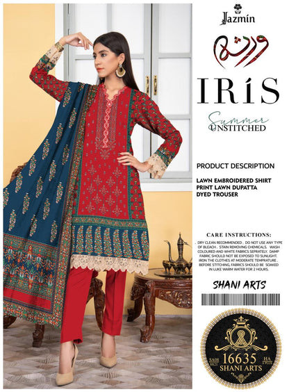 EMBROIDERED JACQUARD LAWN USE-9131